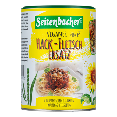 Seitenbacher Veganer Hack-Fleisch Ersatz- 400 g