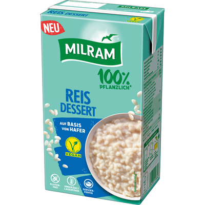 Milram Hafer Reis Pudding vegan - 1 kg