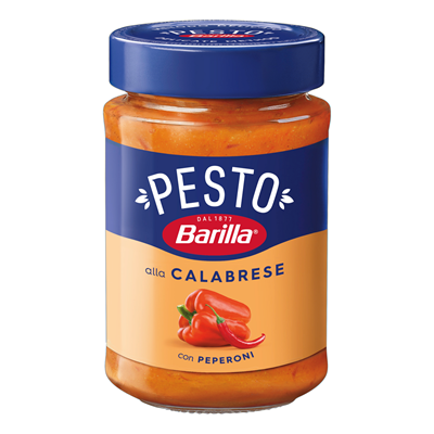 Barilla Pesto alla Calabrese - 190 g Glas Barilla Pesto alla Calabrese - 190 g Glas