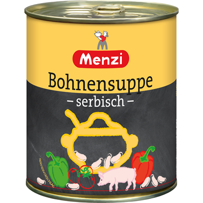 Menzi Serbische Bohnensuppe - 800 ml