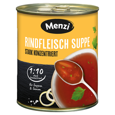 Menzi Konzentrierte Rindfleischsuppe 800 ml
