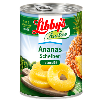 Libby's Ananas Scheiben natursüß  580 ml