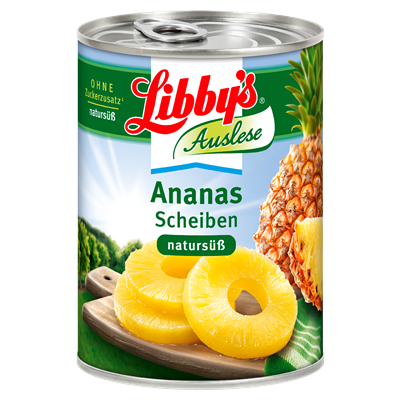 Libby's Ananas Scheiben natursüß 580 ml