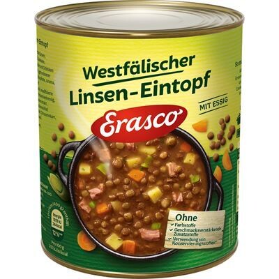 Westfälischer Linsen-Eintopf mit Essig 800 g