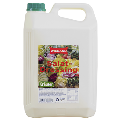 Wiegand Salat Dressing Kräuter 5 L