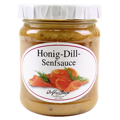 Wolfram Berge Honig-Dill-Senfsauce 200 ml Wolfram Berge Honig-Dill-Senfsauce 200 ml
