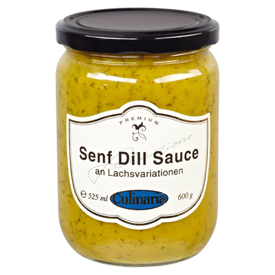Culinaria Senf Dill Sauce scharf 525 ml Culinaria Senf Dill Sauce scharf 525 ml