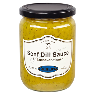 Culinaria Senf Dill Sauce scharf 525 ml