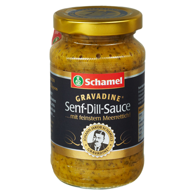 Schamel Gravadine Senf-Dill-Sauce 140 ml Schamel Gravadine Senf-Dill-Sauce 140 ml
