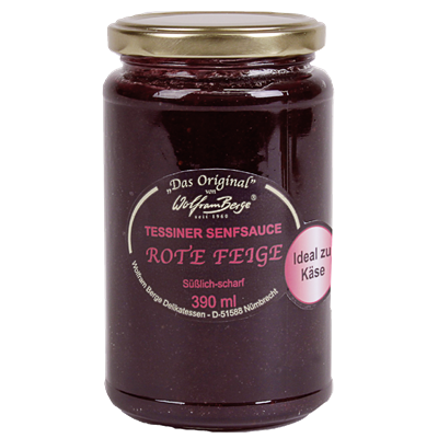 Wolfram Berge Tessiner Senfsauce Rote Feigen  390 ml