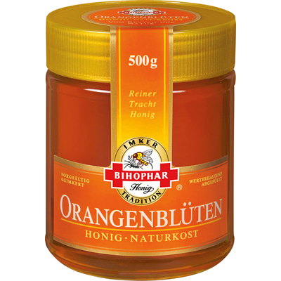 Bihophar Orangenblüten-Honig 500 g