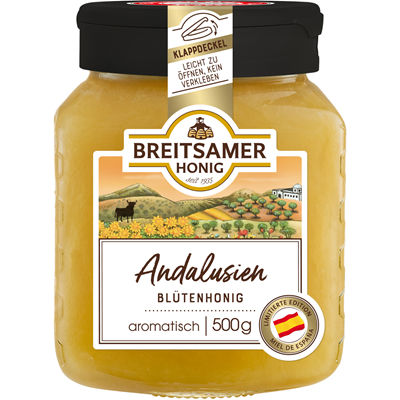 Breitsamer Honig aus Andalusien cremig 500 g