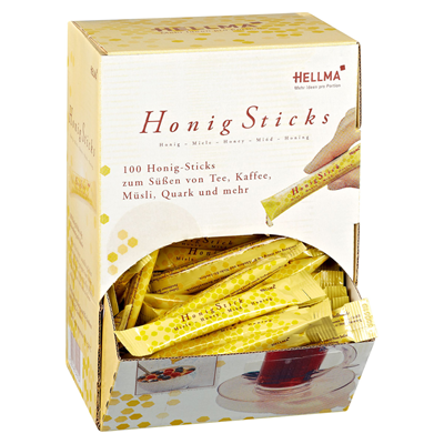 Hellma Honig Sticks Einzelportionen 100 x 8 g