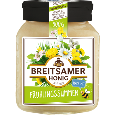 Breitsamer Frühlingssummen Honig cremig  500 g