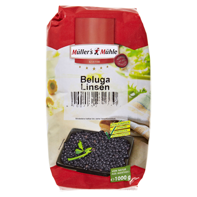 Müller's Mühle Beluga Linsen 1 kg
