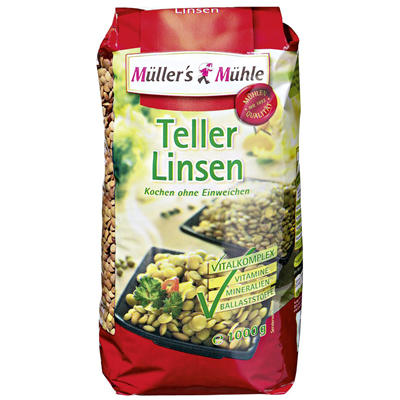 Müller's Mühle Teller Linsen 1 kg