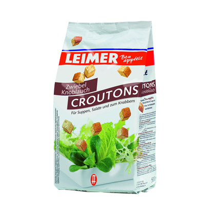 Leimer Croutons Zwiebel - Knoblauch 500 g