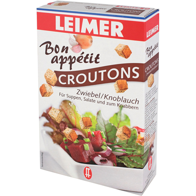 Leimer Croutons Zwiebel - Knoblauch 100 g