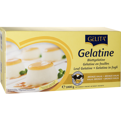 Gelita Blattgelatine Bronze Halal  1 kg