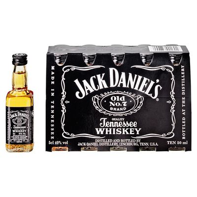 JACK DANIEL'S  10 x 0,05 L