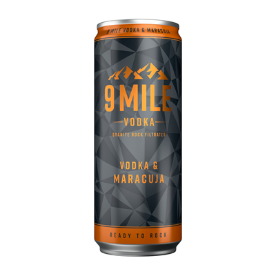 9 Mile Vodka & Maracuja  330 ml