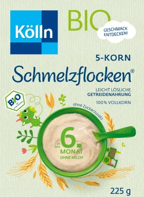 Kölln BIO Schmelzflocken 5-Korn  225 g