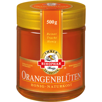Bihophar Orangenblüten-Honig  500 g