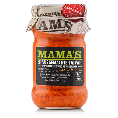 Mama´s Hausgemachter Ajvar mild 290 g Mama´s Hausgemachter Ajvar mild 290 g