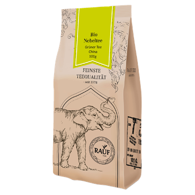 Rauf Tee Bio Chinesischer Nebeltee Grüntee 100 g