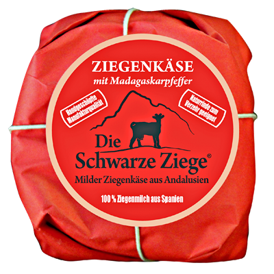 Schwarze Ziege Hartkäse Madagaskarpfeffe 160 g