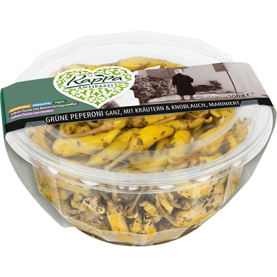 Kappa Peperoni mit Stiel und Kopf 500 g