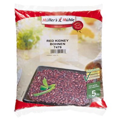 Müller's Mühle Red Kidney Bohnen 5 kg Müller's Mühle Red Kidney Bohnen 5 kg