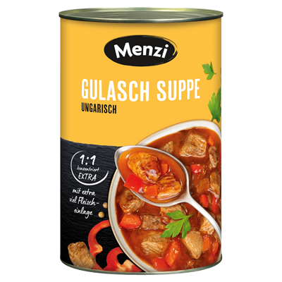Menzi Gulaschsuppe konzentriert - 4,2 l Dose
