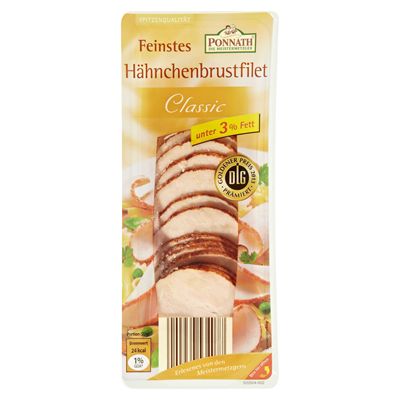 Ponnath Hähnchenbrustfilet geschnitten 150 g Ponnath Hähnchenbrustfilet geschnitten 150 g