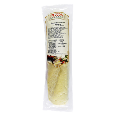 Pizza Lorenzo belegtes Baguette mit Salami und Käse  220 g