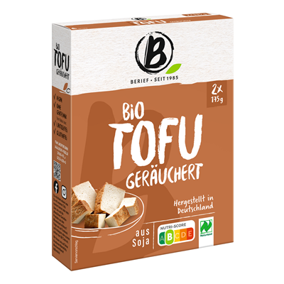 Berief Bio Tofu geräuchert 2 x 175 g Berief Bio Tofu geräuchert 2 x 175 g