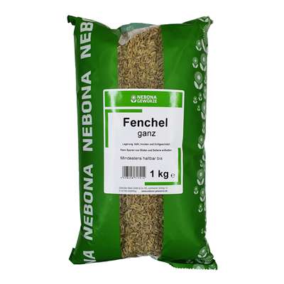 Nebona Fenchel ganz 1 kg Nebona Fenchel ganz 1 kg