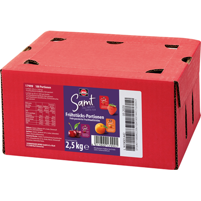 Schwartau Konfitüre Samt sortiert 100 x 25 g Schwartau Konfitüre Samt sortiert 100 x 25 g