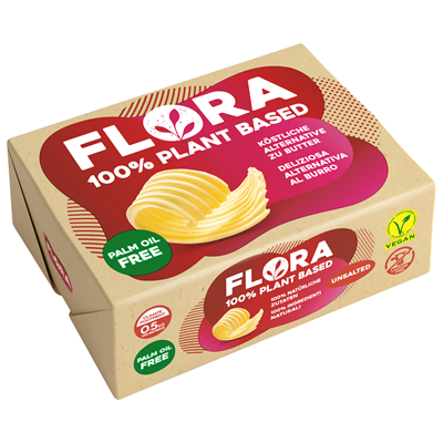 Flora 100 % pflanzlich 250g Flora 100 % pflanzlich 250g