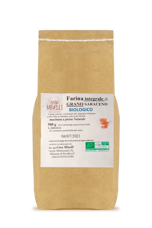 Fraina di grano sraceno integrale biologica