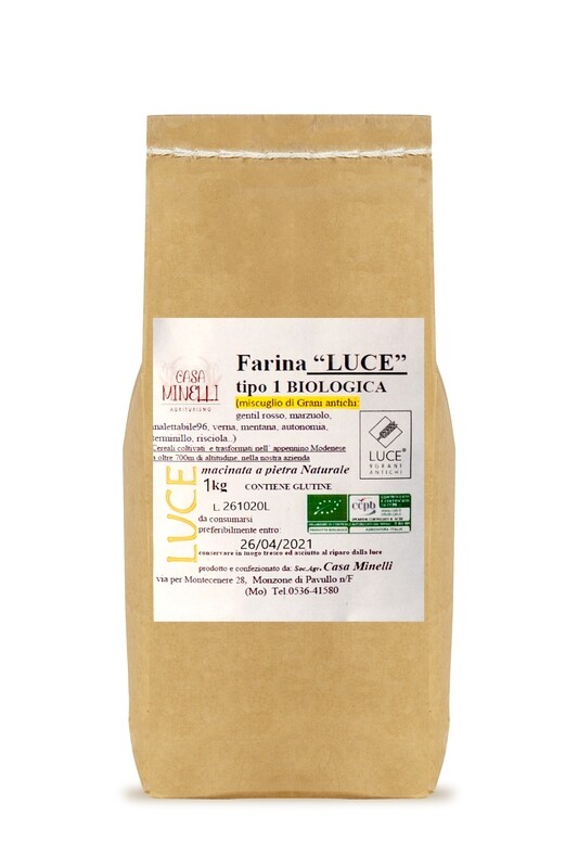 farina luce tipo 1 biologica