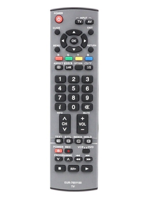 Пульт Huayu EUR7651150 (EUR7651120, EUR7651110 N2QAKB000064) для телевизоров Panasonic Пульт Huayu EUR7651150 (EUR7651120, EUR7651110 N2QAKB000064) для телевизоров Panasonic