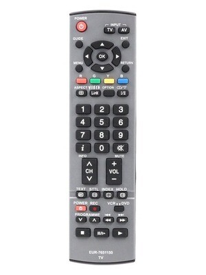 Пульт Huayu EUR7651150 (EUR7651120, EUR7651110 N2QAKB000064) для телевизоров Panasonic Пульт Huayu EUR7651150 (EUR7651120, EUR7651110 N2QAKB000064) для телевизоров Panasonic