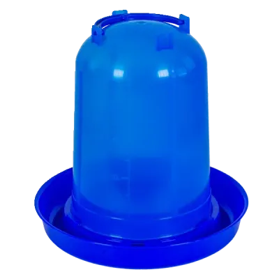 Kunststofftränke für Hühner (5 L) | blau