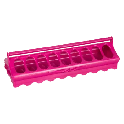 Futtertrog Futtertrog "HAPPY" für Küken, 30 x 8,5cm, lila