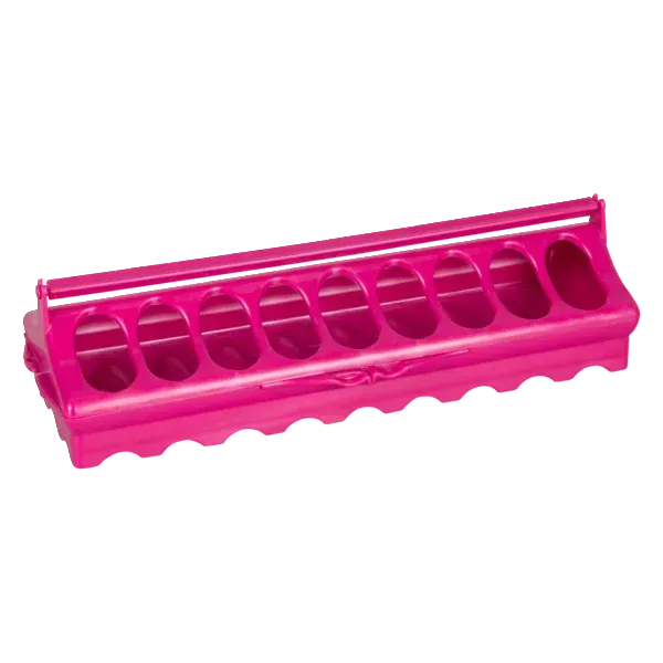 Futtertrog Futtertrog "HAPPY" für Küken, 30 x 8,5cm, lila