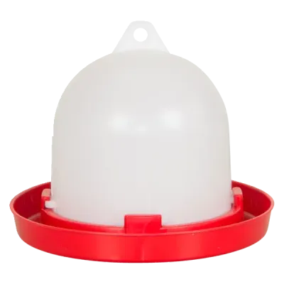 Küken-/Hühnertränke aus Kunststoff, mit Bajonettverschluss und Aufhänge-/Tragegriff, 3,5Ltr. Fassungsvermögen