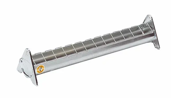 Kuekentrog mit Gitter, 50x7cm Kuekentrog mit Gitter, 50x7cm