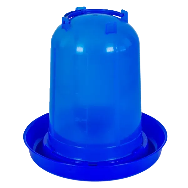 Kunststofftränke für Hühner (5 L) | blau