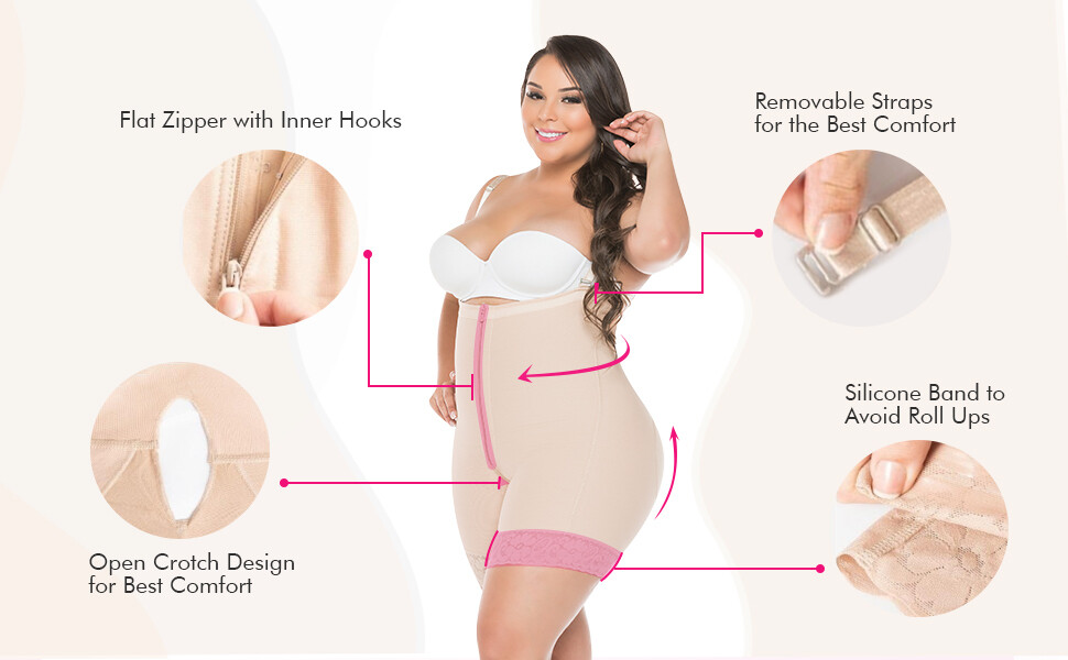 Ragaso post surgery short strapless gridle